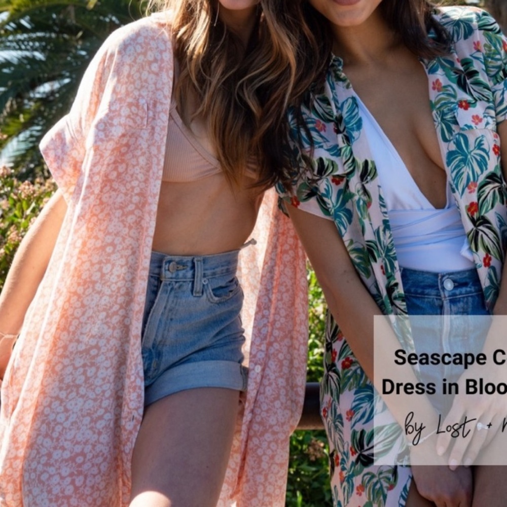 Lost + Wander The Seascape Cover Up Dress, NWT, Size XS/S. MSRP $118